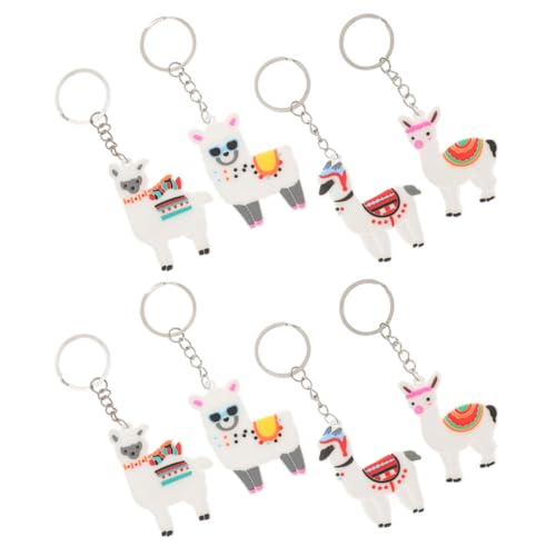 Holibanna 8stücke Teiliges Süßer Alpaka Schlüsselanhänger Aus Cartoon Tier Schlüsselringe Für Taschen Geburtstagsgeschenke Und Party Mitgebsel Holibanna 8stücke Teiliges Süßer Alpaka Schlüsselanhänger Aus Cartoon Tier Schlüsselringe Für Taschen Geburtstagsgeschenke Und Party Mitgebsel von Holibanna