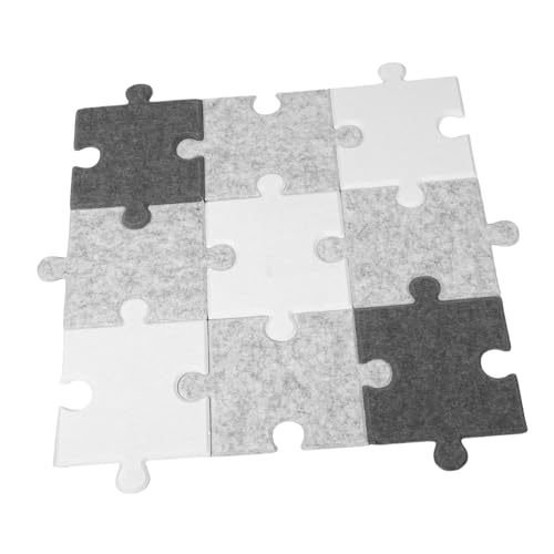 Holibanna 9 Stück Selbstklebende Filz Puzzle Platten für Kreative Wanddekoration Modular für Kinderzimmer und Klassenzimmer Holibanna 9 Stück Selbstklebende Filz Puzzle Platten für Kreative Wanddekoration Modular für Kinderzimmer und Klassenzimmer von Holibanna