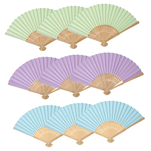 Holibanna 9 Stück Teiliges Set Blanko Fächer zum Malen für Diy Papierfächer für Kreative Bastelprojekte und Heimdekoration für Hochzeiten und Feste Holibanna 9 Stück Teiliges Set Blanko Fächer zum Malen für Diy Papierfächer für Kreative Bastelprojekte und Heimdekoration für Hochzeiten und Feste von Holibanna