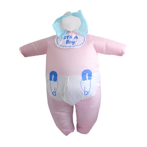 Holibanna Aufblasbare Wrestling-Kleidung halloween costumes halloween klamotten funny costume Aufblasbare Kleidung pinker Luft Kostüm lustiges Outfit Wrestling-Actionfiguren Polyester Rosa von Holibanna