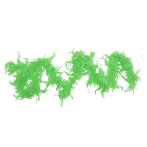 Holibanna Boas Verkleiden Pelzboa Hochzeit Kostüm Zubehör Trimmen Boas Für Party Partydekorationen Karneval Boa- Für Frauen Partyboa Für Damen Boa-Kleidung Putenboa Feder Light Green von Holibanna