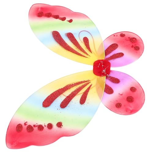 Holibanna Bunte Schmetterlingsflügel Schmetterlingsaufkleber Schmetterlings-halloween-kostüme Für Schmetterlingskostüm Für Damen Flügel Kostüm Feenflügel Flügel Cosplay Nylon Holibanna Bunte Schmetterlingsflügel Schmetterlingsaufkleber Schmetterlings-halloween-kostüme Für Schmetterlingskostüm Für Damen Flügel Kostüm Feenflügel Flügel Cosplay Nylon von Holibanna