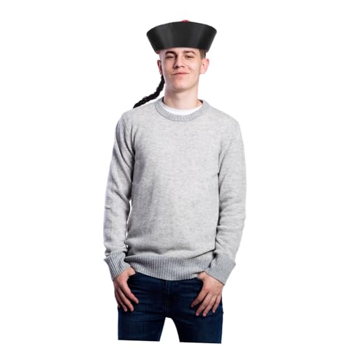 Holibanna Chinesischer Antiker Kostüm Hut aus Stoff Dekorative Qing Kopfbedeckung für Theater Cosplay Halloween und Historische Aufführungen Authentisches Design für Bühne und Film Holibanna Chinesischer Antiker Kostüm Hut aus Stoff Dekorative Qing Kopfbedeckung für Theater Cosplay Halloween und Historische Aufführungen Authentisches Design für Bühne und Film von Holibanna