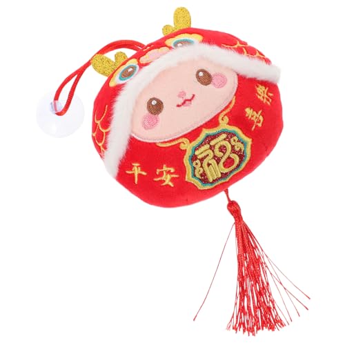 Holibanna Chinesisches Maskottchen Ausgestopfte Drachenpuppe Plüsch Drachen Kuscheltier Spielzeug Dekoration Hängefiguren Holibanna Chinesisches Maskottchen Ausgestopfte Drachenpuppe Plüsch Drachen Kuscheltier Spielzeug Dekoration Hängefiguren von Holibanna