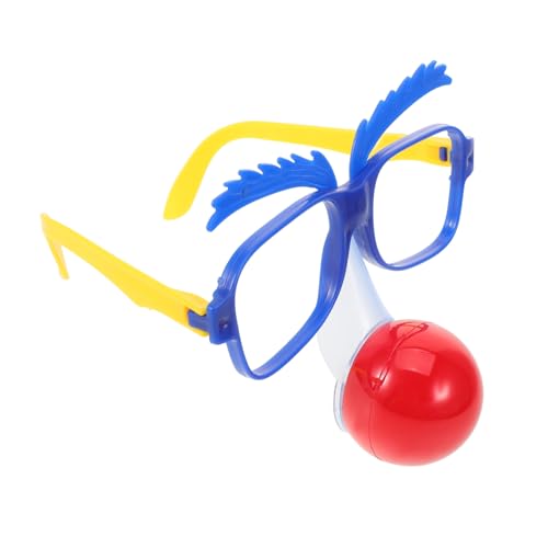Holibanna Clown Brille mit Nase für Halloween Party Lustige Foto Requisite Kreative Cosplay Brille Unisex Party Accessoire Langlebig von Holibanna