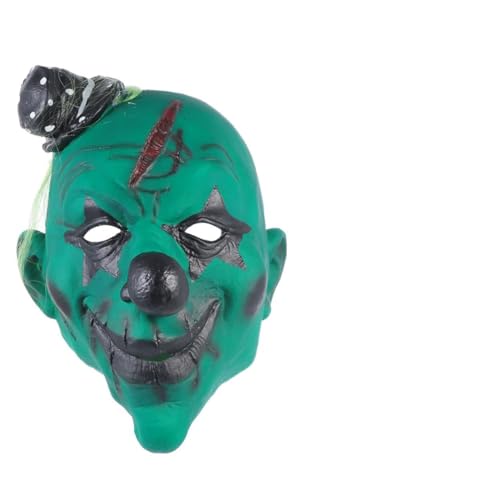 Holibanna Clown-maske Maskenparty Horror-zombie-kostüm Gruseliger Clown Maskerade Dinosaurierkostüm Masken Halloween Gruseliges Halloween Gruselige Halloween-maske Gesichts- Green Emulsion von Holibanna