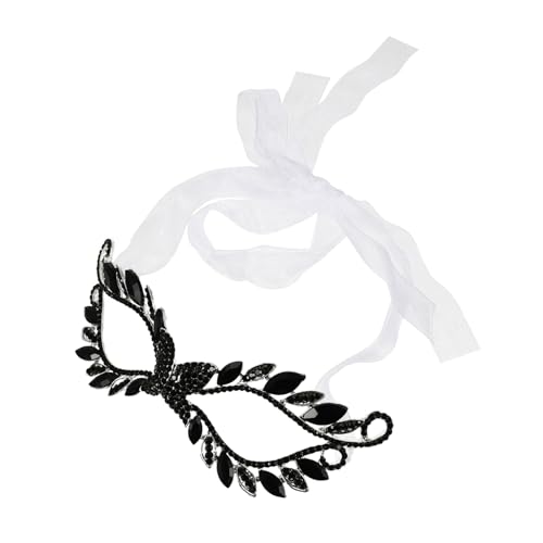 Holibanna Damen Maske für Halloween Party Masquerade Maske mit Glitzernden Details für Kostümpartys Karneval Cosplay Bühnenaufführungen Wiederverwendbar Langlebig von Holibanna