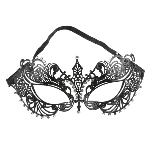 Holibanna Damen Maske Aus Mit Strass Elegante Venezianische Maske Für Maskerade Halloween Kostümparty Und Karneval von Holibanna