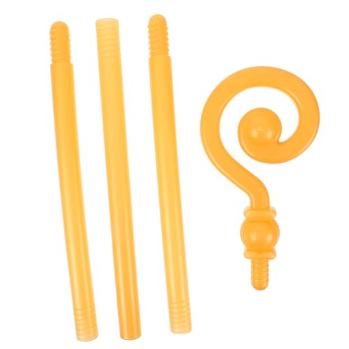 Holibanna Das Des Cosplay Gehstock Requisite Halloween-Cosplay-zauberstab Halloween-spazierstock Cosplay Zauberstab Für Party Halloween-Cosplay-gehstock Plastik Golden von Holibanna