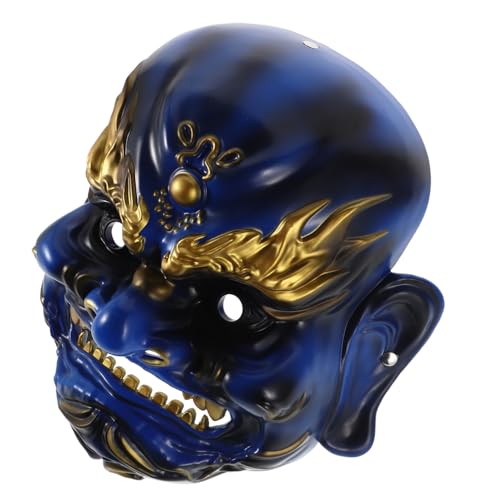 Holibanna Der Vermögensmaske Halloween-masken Beängstigend Beängstigende Filmmaske Lustige Halloween-masken Realistische Kopfbedeckung Halloween Scary Maske Blue Harz von Holibanna