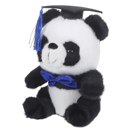 Holibanna Doktorhut Puppe Kindergarten Abschluss Plüsch Gefüllter Panda Abschlussgeschenk Abschlussbär Puppe Baumwolle von Holibanna
