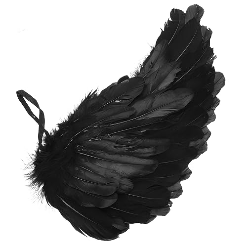 Holibanna Engelsfederflügel gefiederter Engelsflügel erwachsener Engelsflügel Outfit halloween costume halloween kleidung weihnachtsdeko Engelsflügel Dekoration Cosplay-Party-Flügel Black Holibanna Engelsfederflügel gefiederter Engelsflügel erwachsener Engelsflügel Outfit halloween costume halloween kleidung weihnachtsdeko Engelsflügel Dekoration Cosplay-Party-Flügel Black von Holibanna