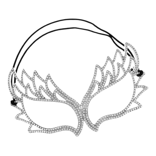 Holibanna Lady Rhinestones Maske Für Halloween Elegante Masquerade Halbmaske Mit Glitzersteinen Für Frauen Cosplay Und Karneval Stilvolles Kostümaccessoire von Holibanna