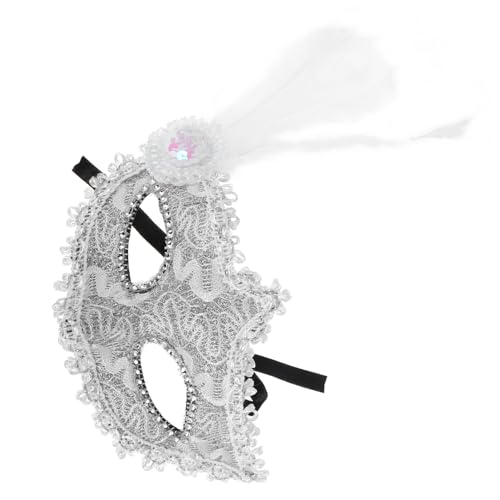 Holibanna Feder maske halloween masken Karnevalsmaske Halbgesichtsmaske für Karneval Maskenparty Spitzenkante Maske venezianische Maske weiße Maskerademaske für Frauen Partymaske Plastik Holibanna Feder maske halloween masken Karnevalsmaske Halbgesichtsmaske für Karneval Maskenparty Spitzenkante Maske venezianische Maske weiße Maskerademaske für Frauen Partymaske Plastik von Holibanna