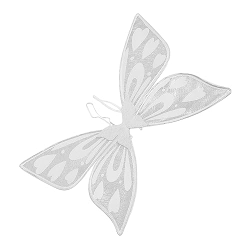 Holibanna Feenflügel für Frauen Blumendekoration Insektendekoration Deckdekoration aufblasbares feeflügeln die engelsflügel Fee Cosplay Flügel Feenflügel-Ornament Organza Weiß Holibanna Feenflügel für Frauen Blumendekoration Insektendekoration Deckdekoration aufblasbares feeflügeln die engelsflügel Fee Cosplay Flügel Feenflügel-Ornament Organza Weiß von Holibanna