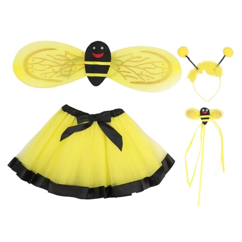 Holibanna Festival Bienenkostü Mit Netzrock Für Partys Cosplay Dekoration 4 Teiliges Set Für Geburtstagsfeiern Und Festlichkeiten Holibanna Festival Bienenkostü Mit Netzrock Für Partys Cosplay Dekoration 4 Teiliges Set Für Geburtstagsfeiern Und Festlichkeiten von Holibanna