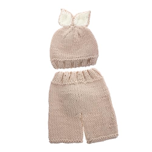 Holibanna Fotobekleidung für Kaninchen -Outfits neugeborene Kleidung Kindermütze für Mädchen Outfits für Babys gestrickte Babykleidung Babyfotografie Kostüm Acryl Beige Holibanna Fotobekleidung für Kaninchen -Outfits neugeborene Kleidung Kindermütze für Mädchen Outfits für Babys gestrickte Babykleidung Babyfotografie Kostüm Acryl Beige von Holibanna