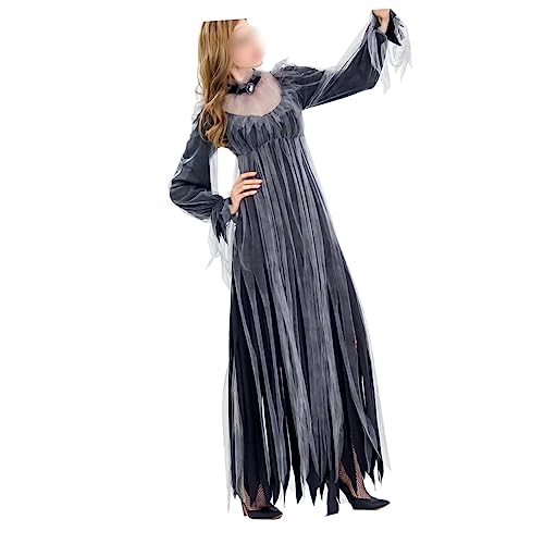 Holibanna Frauenkostüm für die Aufführung Teufelskostüm schwarze Abendkleider Vampir halloween kostüm halloween costume Kostüm für Cosplay Hexenkostüm für Erwachsene bilden Kleidung die Hexe von Holibanna