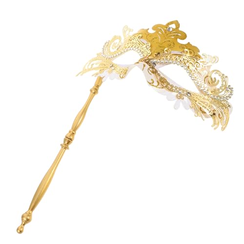 Holibanna Glänzende Maskerade Maske mit Abnehmbarem Stab Strassbesetzt für Damen für Hochzeitsfeiern Halloween Ball Cosplay und Maskenbälle Komfortabel und Langlebig Holibanna Glänzende Maskerade Maske mit Abnehmbarem Stab Strassbesetzt für Damen für Hochzeitsfeiern Halloween Ball Cosplay und Maskenbälle Komfortabel und Langlebig von Holibanna