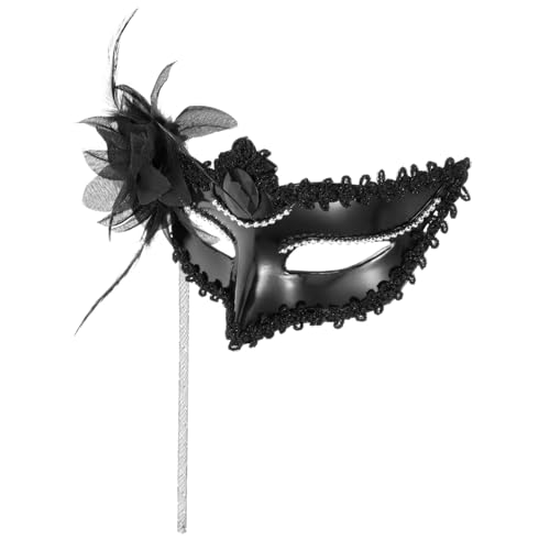 Holibanna Hält eine halbe Gesichtsmaske Masken Kostüm halloween mask halloweenmaske masquerade Damenmaske karnevalsmaske Handmaske Maskerade-Maske für Frauen mit Stock Plastik Black Holibanna Hält eine halbe Gesichtsmaske Masken Kostüm halloween mask halloweenmaske masquerade Damenmaske karnevalsmaske Handmaske Maskerade-Maske für Frauen mit Stock Plastik Black von Holibanna