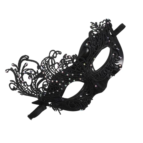 Holibanna Halbe Spitzen Maske für Damen Vielseitige Masquerade Kostüm Augenbedeckung mit Elastischem Band Leichte Halbgesichts Maske für Halloween Karneval und Cosplay Partys Holibanna Halbe Spitzen Maske für Damen Vielseitige Masquerade Kostüm Augenbedeckung mit Elastischem Band Leichte Halbgesichts Maske für Halloween Karneval und Cosplay Partys von Holibanna