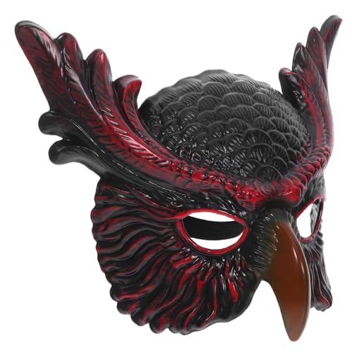 Holibanna Halbgesichts-katzenaugen-maske aus Robustem Pp-kunststoff Komfortabel und Vielseitig für Halloween Karneval Cosplay Maskenball und Bühnenauftritte Geeignet von Holibanna