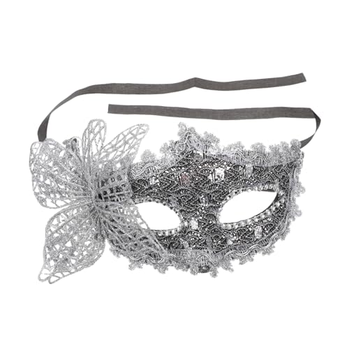 Holibanna Halbgesichtsmaske Schmetterling Kostüm Für Erwachsene Halloween-masken Kostüme Maskerade Auge Venezianische Partymasken Cosplay-outfits Meduse Zubehör Spitze Fräulein Abschlussball von Holibanna