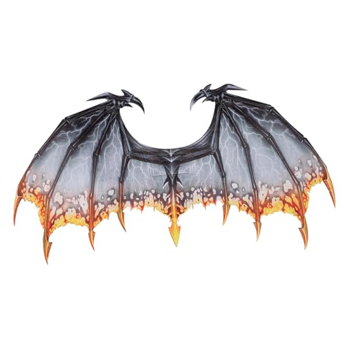 Holibanna Halloween Drachenflügel Kostümzubehör Robustem Non Woven für Erwachsene Kreative Cosplay Requisiten für Karneval Mottopartys und Fotoshootings von Holibanna