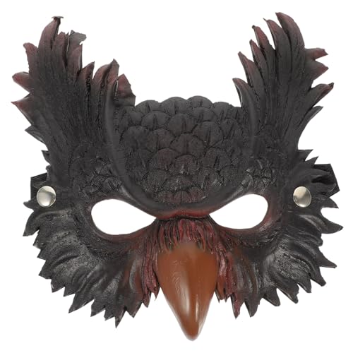 Holibanna Halloween Eulen Halbmaske mit Elastischem Band Atmungsaktives Vliesmaterial Verstellbar für Karneval Cosplay Halloween Party und Kostümzubehör Zufällige Farbe Holibanna Halloween Eulen Halbmaske mit Elastischem Band Atmungsaktives Vliesmaterial Verstellbar für Karneval Cosplay Halloween Party und Kostümzubehör Zufällige Farbe von Holibanna