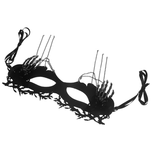 Holibanna Halloween Frauen Augenmaske Gruselige Maske mit Einzigartigem Quasten Design für Kostümpartys und Tanzveranstaltungen Bequeme und Sichere Hochwertiges Leichtes Material für von Holibanna