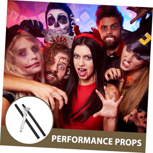Holibanna Halloween Gehstock Schlangenkopf Ägyptischer Kostüm Requisite Stangen Silberner Schlangenkopf Gehstock Halloween Verkleidung Accessoire Holibanna Halloween Gehstock Schlangenkopf Ägyptischer Kostüm Requisite Stangen Silberner Schlangenkopf Gehstock Halloween Verkleidung Accessoire von Holibanna