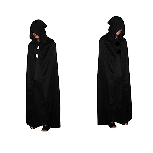 Holibanna Unisex Kostüm Halloween Umhang Kapuze Teufel Todesrobe Kostüme für Erwachsene 170cm von Holibanna