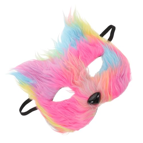 Holibanna Halloween Halbgesichts-fuchsmasken Cosplay Tiermaske für Halloween Karneval Maskenball Party Damen und Herren von Holibanna