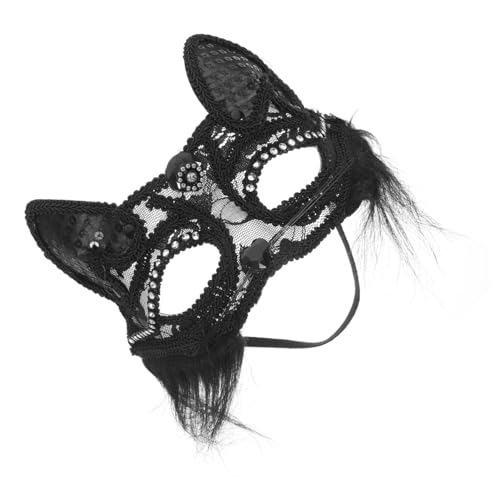 Holibanna Halloween Katzenmaske Vintage Stil Realistische Schwarze Cat Head Masquerade Party Maske für Kostüm Cosplay Karneval Maskenball Zubehör Holibanna Halloween Katzenmaske Vintage Stil Realistische Schwarze Cat Head Masquerade Party Maske für Kostüm Cosplay Karneval Maskenball Zubehör von Holibanna
