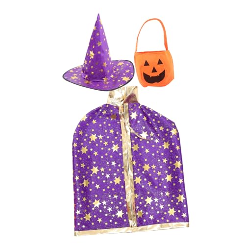 Holibanna Halloween Kinderkostüm Teilig mit Kürbis Umhang und Sternenmuster Cosplay Party Cape für Mädchen Bequemes Tragen Passend für Kostümfest und Maskerade Holibanna Halloween Kinderkostüm Teilig mit Kürbis Umhang und Sternenmuster Cosplay Party Cape für Mädchen Bequemes Tragen Passend für Kostümfest und Maskerade von Holibanna