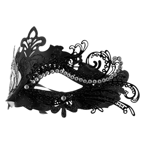 Holibanna Halloween-Maske Halloween gruselige Karnevalsballmasken Maskerade-Maske für masken cosplay halloween masken halloweenmaske Cosplay -Requisiten Cosplay-Halbmasken Metall Black Holibanna Halloween-Maske Halloween gruselige Karnevalsballmasken Maskerade-Maske für masken cosplay halloween masken halloweenmaske Cosplay -Requisiten Cosplay-Halbmasken Metall Black von Holibanna