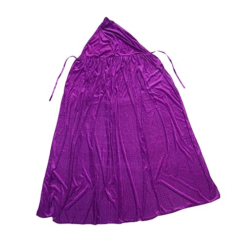 Holibanna Halloween Umhang Goldener Samt Kapuze Vampir Cosplay Kostüm für Erwachsene Karneval Party Verkleidung Unisex Mittelalterlicher Mantel von Holibanna