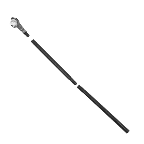 Holibanna Halloween Walking Cane Prop mit Silberner Krallen Spitze Leichter Kunststoff Zauberstab für Erwachsene für Cosplay Bühnenauftritte und Halloween Dekoration Holibanna Halloween Walking Cane Prop mit Silberner Krallen Spitze Leichter Kunststoff Zauberstab für Erwachsene für Cosplay Bühnenauftritte und Halloween Dekoration von Holibanna