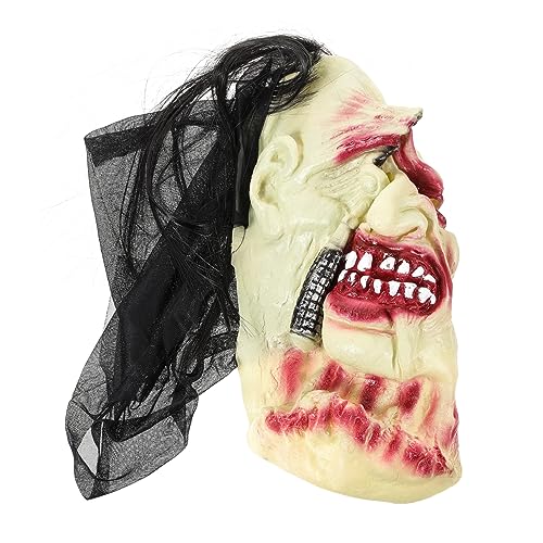 Holibanna Gruselige Halloween-maske Grimasse Maskerade Party-kopfbedeckung Für Gruseliges Halloween Holibanna Gruselige Halloween-maske Grimasse Maskerade Party-kopfbedeckung Für Gruseliges Halloween von Holibanna