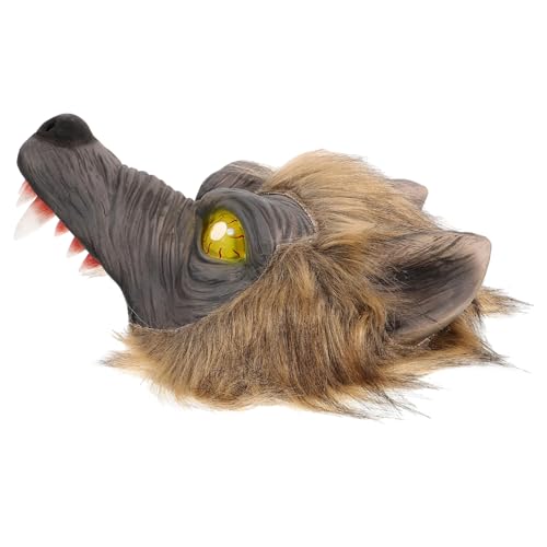 Holibanna Halloween-werwolfgesicht Hundemaske Halloween-masken Halloween-party-maske Halloween Geführt Wolf-halloween-maske Dinosaurier Maske Im Tierdesign Reh Spinne Maskerade Emulsion von Holibanna
