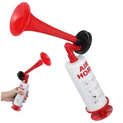 Holibanna Hand Lufthorn für Sportveranstaltungen Tragbares Lautes Cheer Horn Kunststoff und Metall für Fußballpartys und Events Leuchtenden Farben Holibanna Hand Lufthorn für Sportveranstaltungen Tragbares Lautes Cheer Horn Kunststoff und Metall für Fußballpartys und Events Leuchtenden Farben von Holibanna