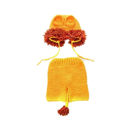 Holibanna Handgestrickte Kostüme Für Fotoshootings Süße Löwenmütze Für Neugeborene Für Besondere Anlässe Wie Weihnachten Und Babypartys Holibanna Handgestrickte Kostüme Für Fotoshootings Süße Löwenmütze Für Neugeborene Für Besondere Anlässe Wie Weihnachten Und Babypartys von Holibanna