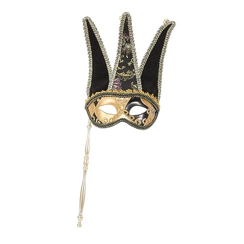 Holibanna Handmaske halloween masken halloweenmaske venezianische Masken Mann Halloween-Cosplay-Maske Maskerade-Maske Partymaske Maske für die Party Persönlichkeit Zubehör von Holibanna