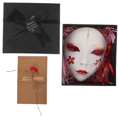 Holibanna Hanfu-maske Kostüme Maskerade Fledermauskostüm Outfit Gesichts- Halloween Erwachsene Frauenmaske Cosplay-maske Maskenstütze Party-gesichtsmaske Festival-streich-tool Plastik von Holibanna
