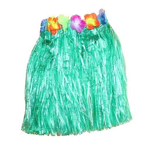 Holibanna Hawaiian Kostüm Set Grün Teilig mit Grasrock Blumen Stirnband Armbänder Girlande für Luau Strand Party Tropisches Outfit Holibanna Hawaiian Kostüm Set Grün Teilig mit Grasrock Blumen Stirnband Armbänder Girlande für Luau Strand Party Tropisches Outfit von Holibanna