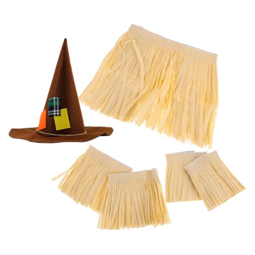Holibanna Hawaiian Party Grass Skirt Teilig mit Rock und Hexenhut Cosplay Zubehör für Strand und Luau Mottopartys Bequemes Damen und Herren Kostüm für Tanz und Performance Holibanna Hawaiian Party Grass Skirt Teilig mit Rock und Hexenhut Cosplay Zubehör für Strand und Luau Mottopartys Bequemes Damen und Herren Kostüm für Tanz und Performance von Holibanna