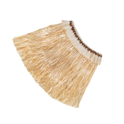 Holibanna Hawaiianische Girlande Tropischer Hula-rock Hawaii-partykostüm Blattgirlande Arm Und Fußstulpen Party-tanzrock Modisches Blattarmband von Holibanna