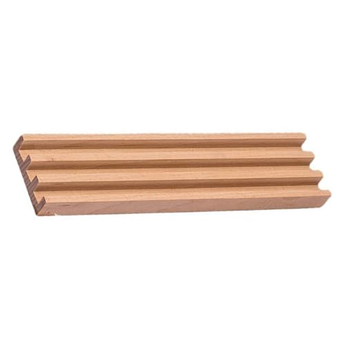 Holibanna Holz Domino Rack Organizer Für Domino Spiele Stabiles Tablett Aus Buchenholz Für DIY Zubehör Aufbewahrung Von Domino Stilvollem Design von Holibanna