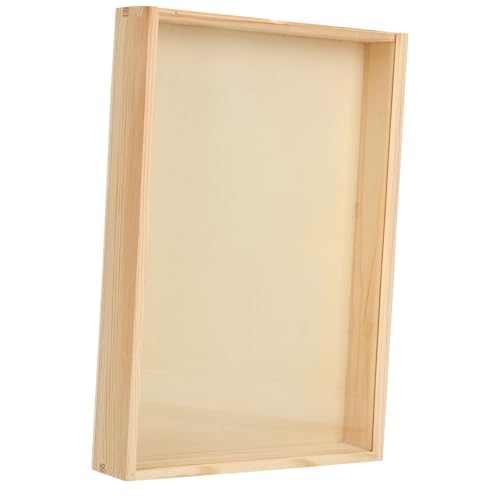 Holibanna Holz Specimen Collection Box mit Transparentem Deckel Vintage Schmetterlings Vitrine zur Wandmontage Multifunktionale Aufbewahrungsbox für Insekten Getrocknete Blumen und von Holibanna