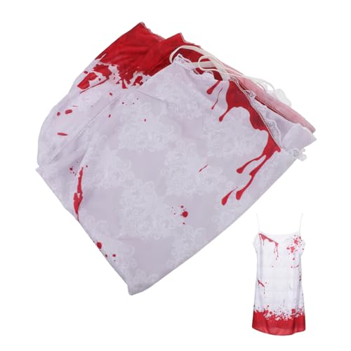 Holibanna Horror Ghost Bride Kostüm für Damen Atmungsaktives Langlebiges Halloween Kleid mit Blutigen Details Vielseitig für Cosplay Gruselpartys und Friedhofs-braut Verkleidung Gruseliges Holibanna Horror Ghost Bride Kostüm für Damen Atmungsaktives Langlebiges Halloween Kleid mit Blutigen Details Vielseitig für Cosplay Gruselpartys und Friedhofs-braut Verkleidung Gruseliges von Holibanna